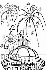 Fireworks Coloring Pages Printable Kids Cool2bkids July 4th Firework Sheets Night Choose Board sketch template