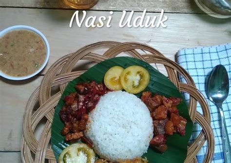 resep nasi uduk komplit masak magic  oleh yuni kurniasih cookpad