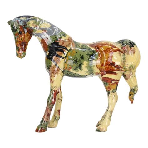 paper mache decorative horse   paper mache models