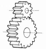 Gear Spur Types Gears Sketch Terminology Reducers Fig Motor Mechanisms Internal Speed Straight Paintingvalley sketch template