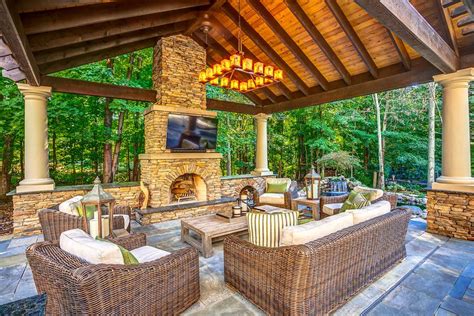 outdoor living room designs decorating ideas design trends