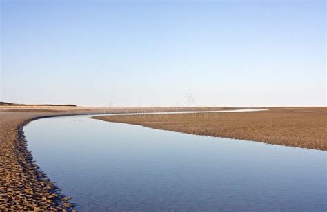 beach  creek stock photo image  coastline remote