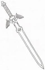 Espada Espadas Maestra Skyward Swords sketch template