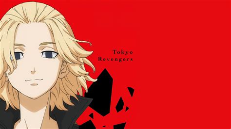 manjiro sano red background  hd tokyo revengers