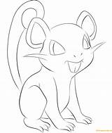 Pokemon Rattata Coloring Pages Printable Gerbil Lilly Print Wigglytuff Color Supercoloring Ivysaur Downloads Categories sketch template