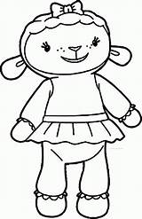 Doc Mcstuffins Lambie Coloring Pages Sheep Colorear Para Wecoloringpage Print Getdrawings sketch template