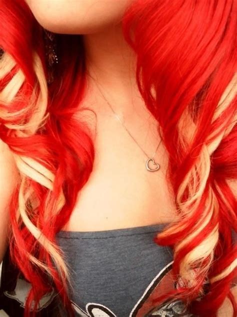 Blonde And Red Cute Hair Colors Wild Hair Color Hair