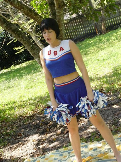 hot cheerleaders check out this naughty cheerleader as she