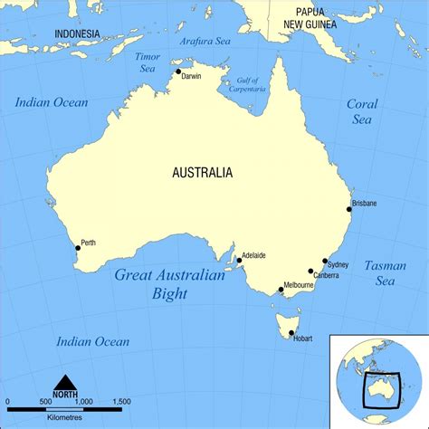 australia  world map surrounding countries  location  oceania map