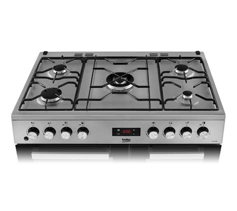 freestanding double oven cm gas range cooker kdvf beko uk