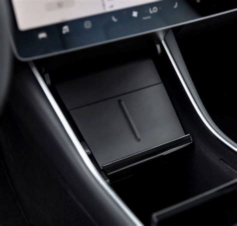 tesla model  includes  wireless phone charger  standard feature