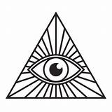 Illuminati Eye Pyramid Drawing Decal Vinyl Sticker Car Truck Window Computer Clipartmag Vector Etsy sketch template