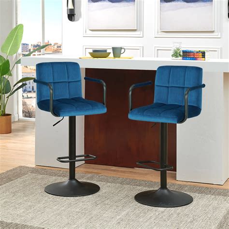 duhome elegant lifestyle bar stool  adjustable height  degree