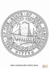 Coloring Hampshire Seal State Pages Printable 1440px 1020 15kb Puzzle Through sketch template