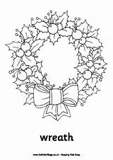 Christmas Wreath Coloring Pages Colouring Reef Drawing Advent Activityvillage Color Wreaths Print Drawings Printable Printables Xmas Kids Default Sites Sheets sketch template