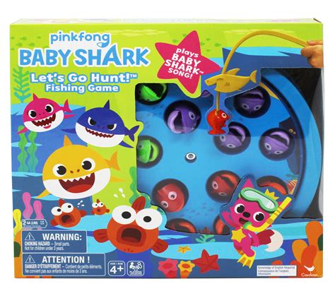 pinkfong baby shark lets  hunt musical fishing game  families