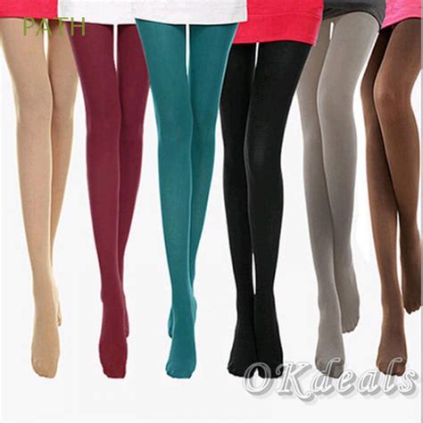 hot sexy 120d thick tights opaque stockings pantyhose footed socks