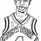 Coloring Pages Knicks York Nba Kevin Durant Carmelo Anthony Player Knick Dunk Slam Getdrawings Color Getcolorings Drawing Printable sketch template