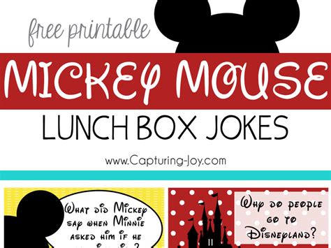 mickey mouse lunch box jokes capturing joy  kristen duke