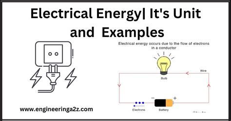 electrical energy  unit  examples engineeringaz