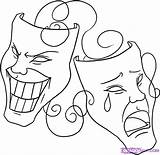 Drama Mimo Mimi Festivita Dragoart Ausmalbilder Clowns öffnen Fasching sketch template