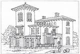 Italianate Wheeler Gervase sketch template