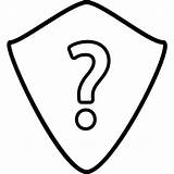 Question Mark Coloring Designlooter Shield Icon 626px 45kb sketch template