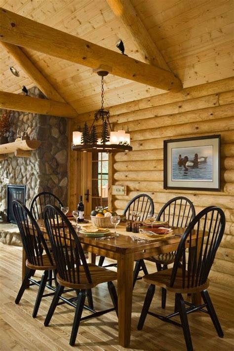 log cabin dining area dining area dining table cabin living cabin decor home decor home