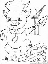 Pigs Coloringpages101 sketch template