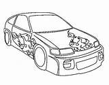 Coloring Car Flames Pages Coloringcrew Print Calgary Comments Drawings sketch template