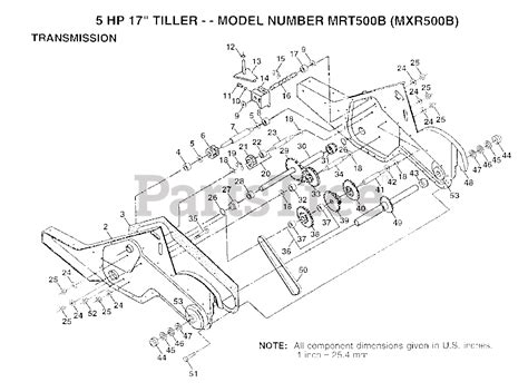 murray  rt  murray tiller transmission parts lookup  diagrams partstree