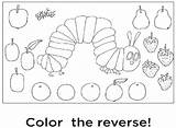 Caterpillar Hungry Coloring Very Getdrawings sketch template