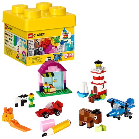 lego classic small creative bricks  building kit  pieces walmartcom