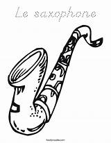 Saxophone Sax Twistynoodle Noodle Twisty sketch template