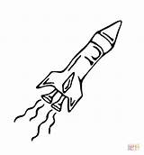 Rocket Missile Raumschiff Ausmalbild Nave Naves Espaciales Spaziale Aerei sketch template