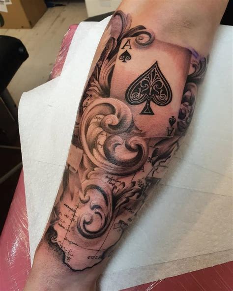 spade and ace of spade tattoos meanings designs and ideas design talk