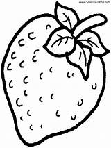 Coloring Pages Strawberry Fruit Printable Shortcake Color Kids Sherriallen Fruits Strawberries Visit Labels sketch template