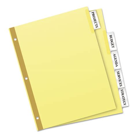 staples  tab template   tab divider template staples