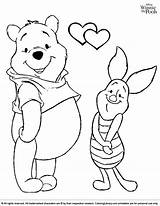 Pooh Winnie Valentine Hearts Ausmalbilder Piglet Coloringlibrary Shellie sketch template