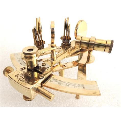brass sextant nautical ship sextants antique
