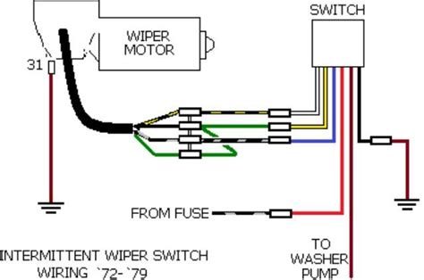 vw beetle wiper motor wiring diagram wiring diagram