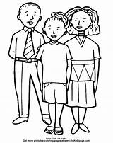 Coloring People Pages Clipart Kids Printable Color Sheets Three Standing Adults Colouring Print Popular Coloringhome Pdf sketch template