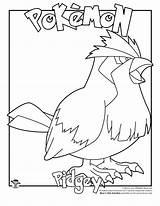 Coloring Pokemon Christmas Pages Pidgey Kids Woojr Template sketch template