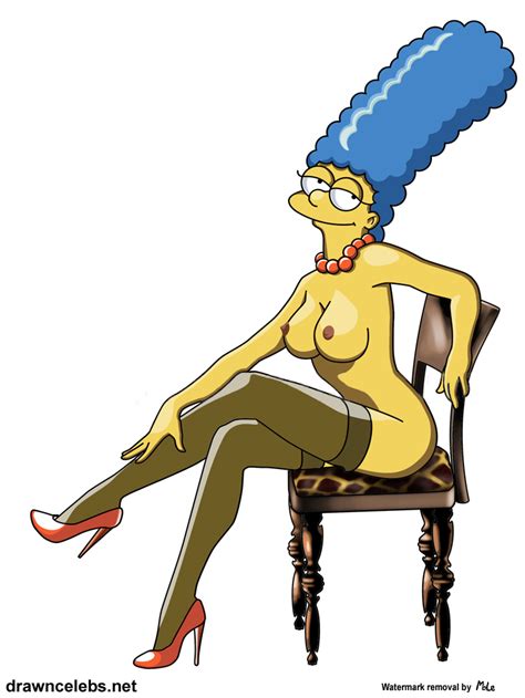 rule 34 breasts color female female only human marge simpson mole nipples nude side view