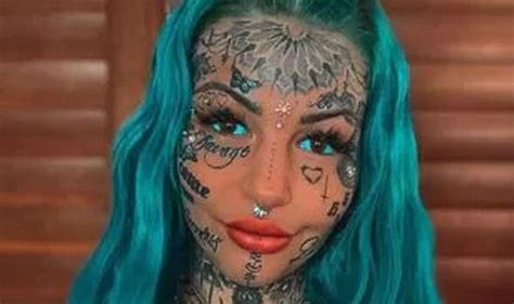 most tattooed woman has no regrets after going blind from blue
