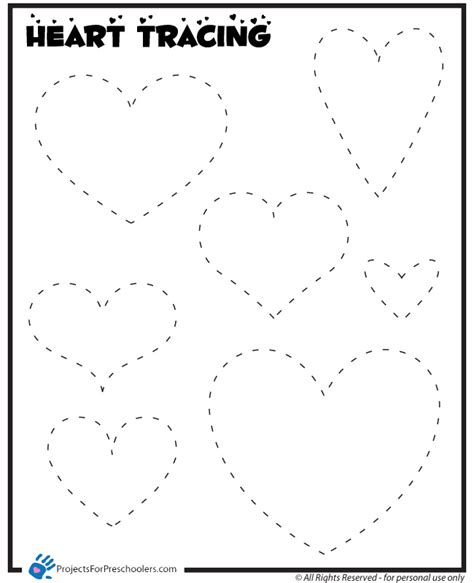images  heart traceable printable heart tracing
