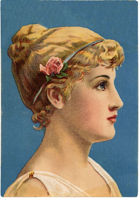 vintage beauty profile image the graphics fairy