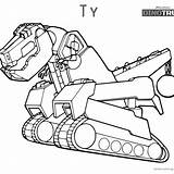 Dinotrux Skya sketch template