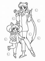 Sailor Coloring Anime Moon Manga Usagi Rini Para Colorir Desenhos Pintar Pages Da Chibi Jupiter Sailormoon Scouts Imprimir Escolha Pasta sketch template