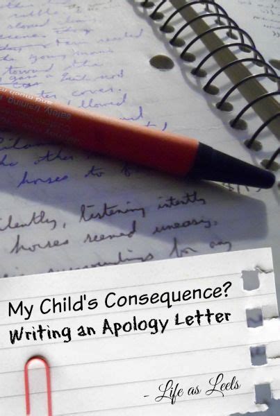 write  apology letter   daughter